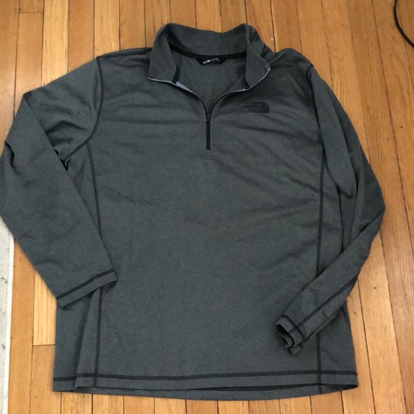 The North Face Other - Men’s 1/4 zip gray northface top size XL EUC
